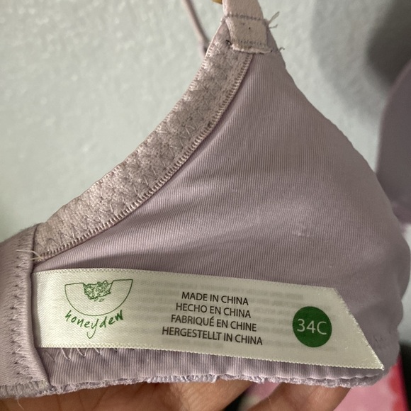 Honeydew Lavender Lace Lightly Lined T Shirt Bra - Picture 12 of 13